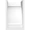 Ekena Millwork Standard Hughes Architectural Grade PVC Bracket, 5"W x 8"D x 8"H BKTP05X08X08HUG - alternate 4